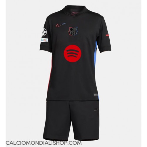 Maglie da calcio Barcelona Seconda Maglia Bambino 2024-25 Manica Corta (+ Pantaloni corti)